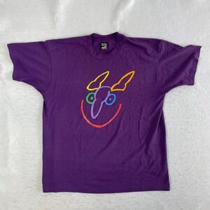 Montreal Just For Laughs T-Shirt Mens XL Purple Vintage Graphic Single Stitch